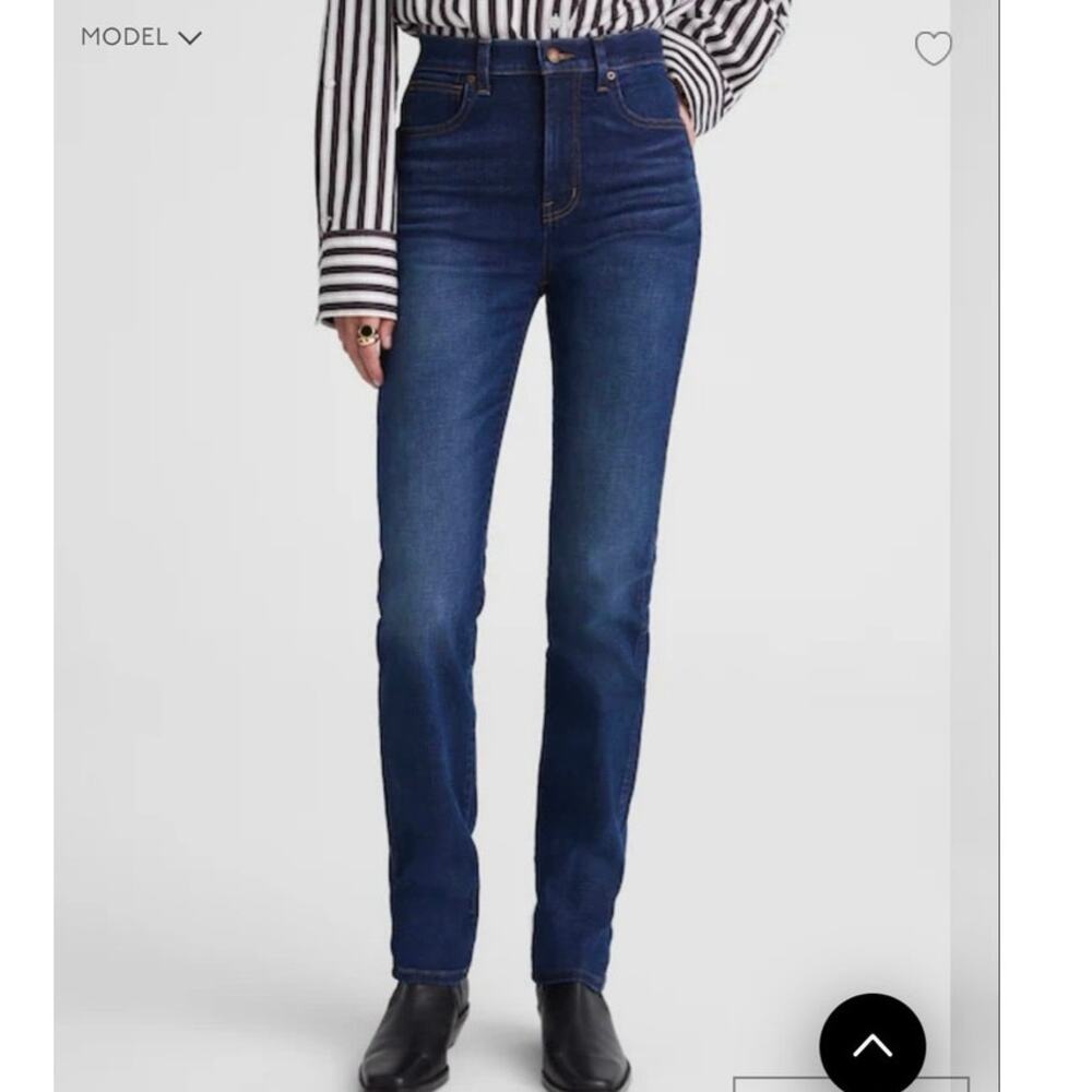 Madewell The Pencil Jean in Super Stretch Denim in Pipestone Wash Size 26 - Picture 2 of 14